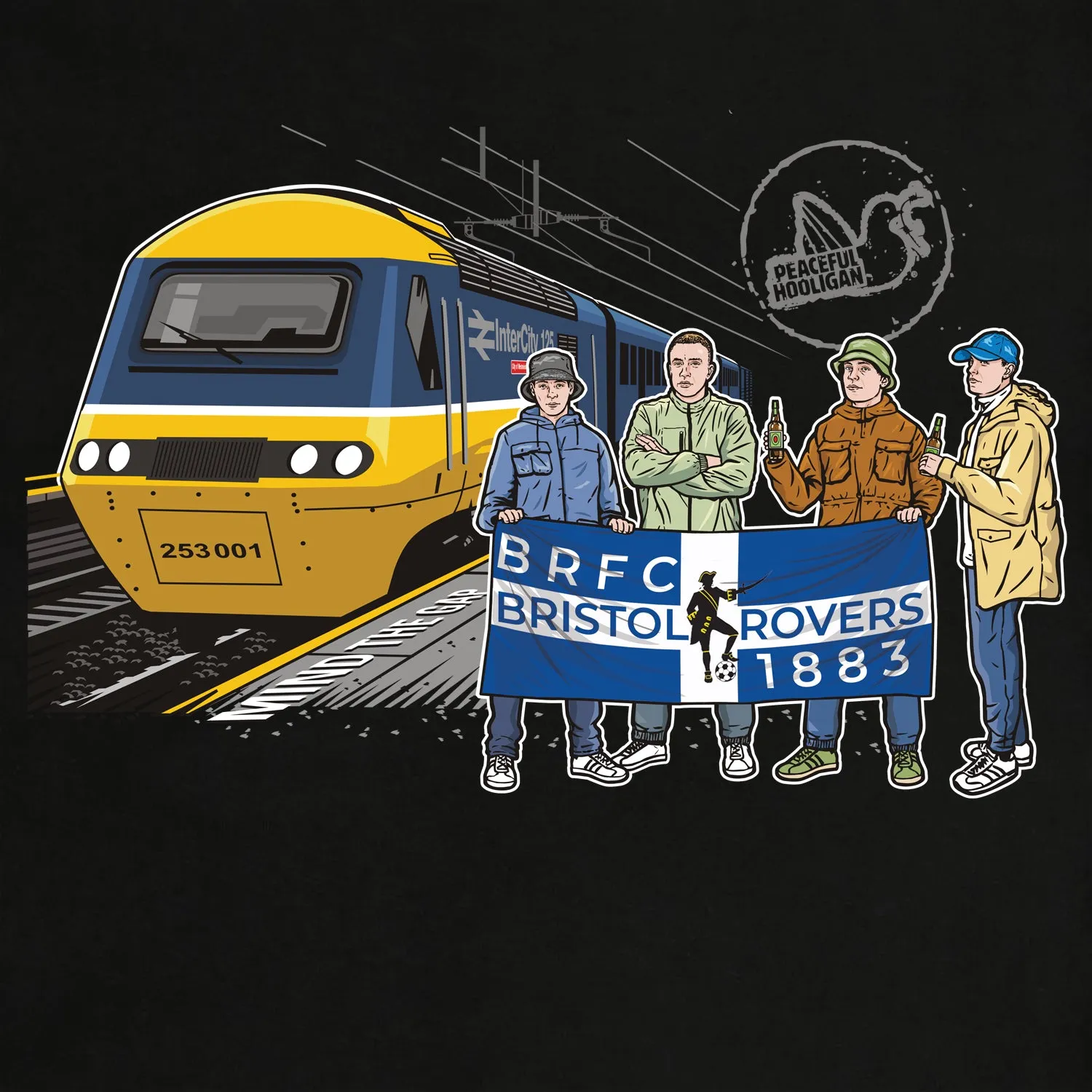 Bristol Rovers Excursions Sweatshirt Black