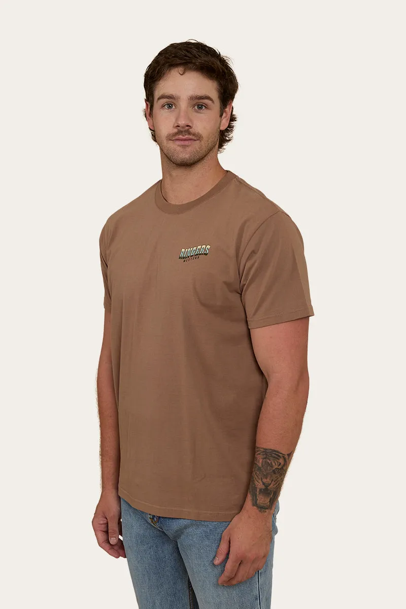 Buckin Barra Mens Loose Fit T-Shirt - Almond