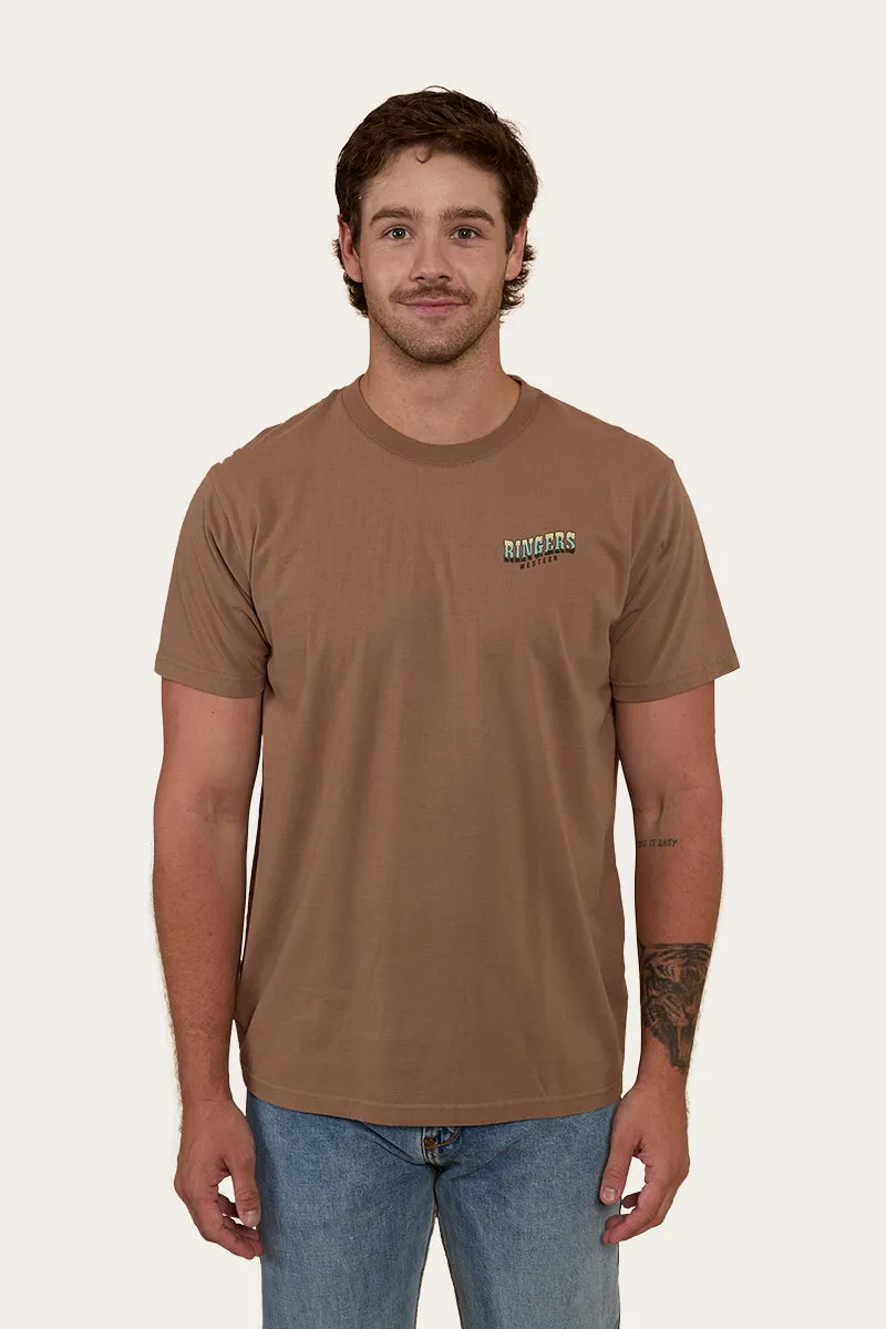 Buckin Barra Mens Loose Fit T-Shirt - Almond