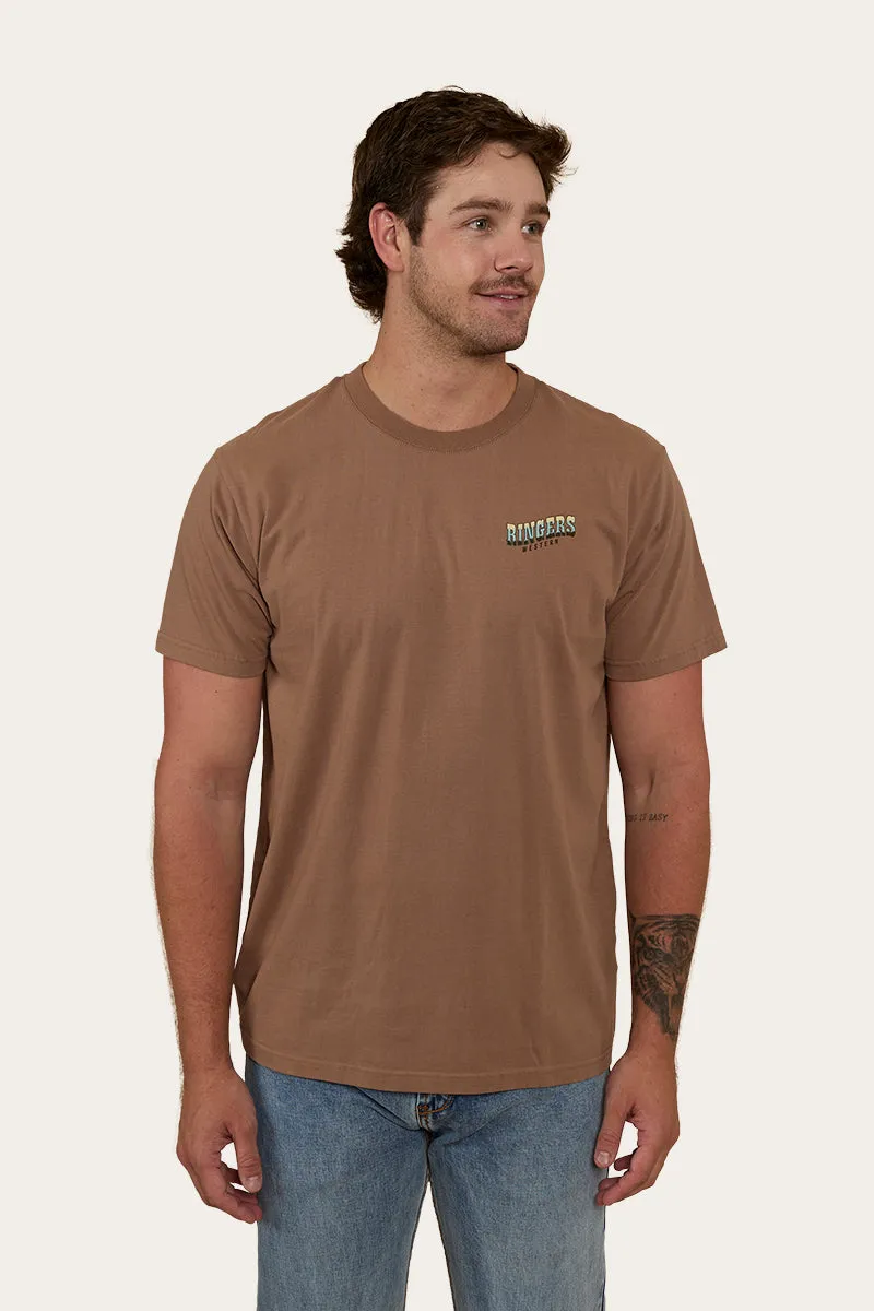 Buckin Barra Mens Loose Fit T-Shirt - Almond