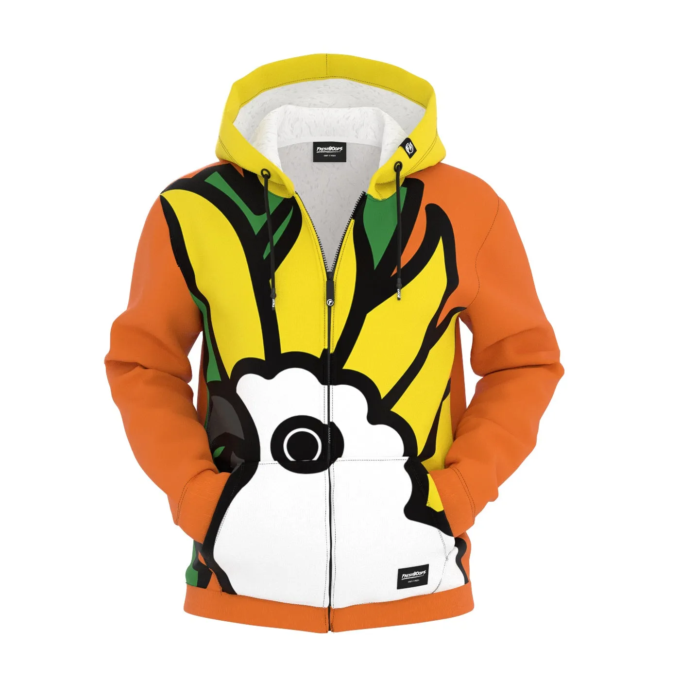 Cacatua Zip Up Hoodie