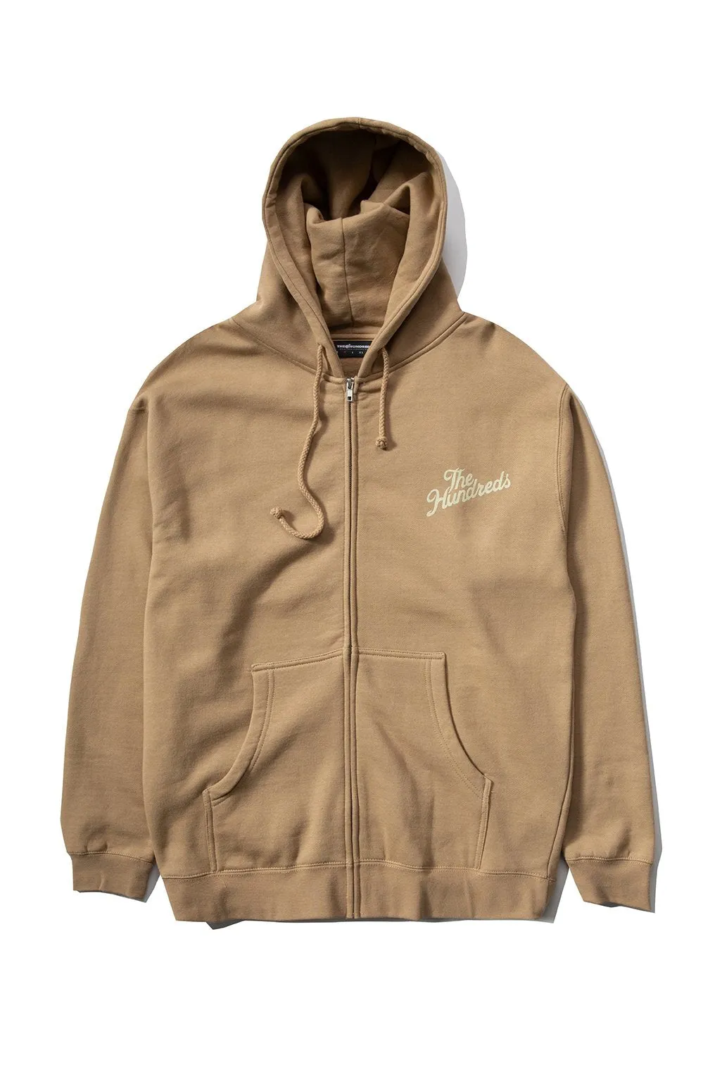 Cactus Slant Zip-Up Hoodie