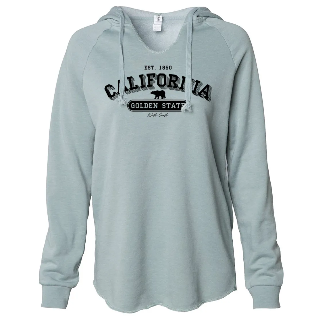 California Golden State 1850 Women's Soft Hooded Pullover