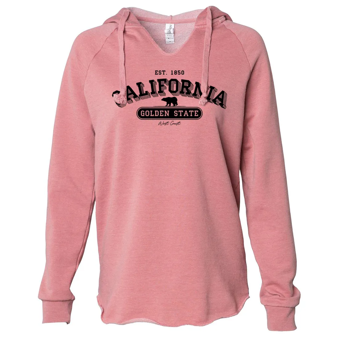 California Golden State 1850 Women's Soft Hooded Pullover