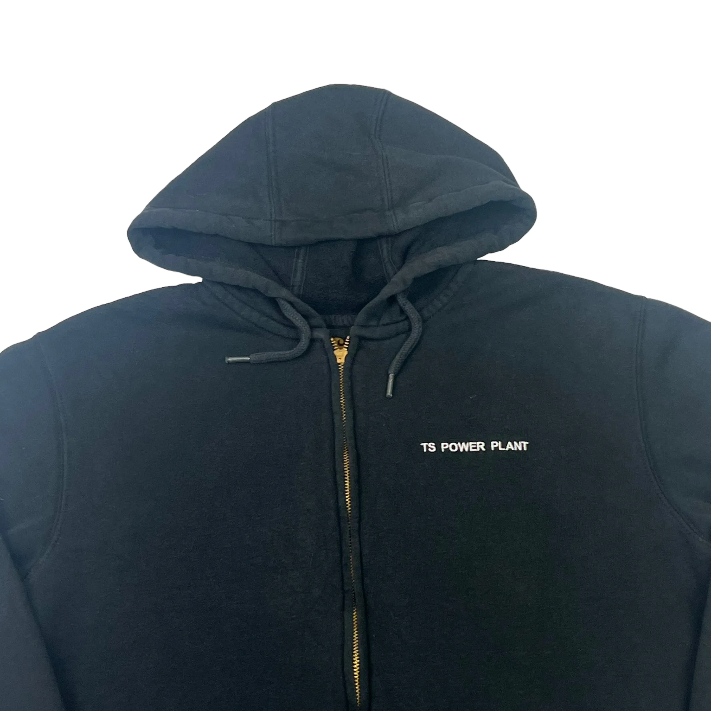 Carhartt Black Zip Up Hooded Sweatshirt