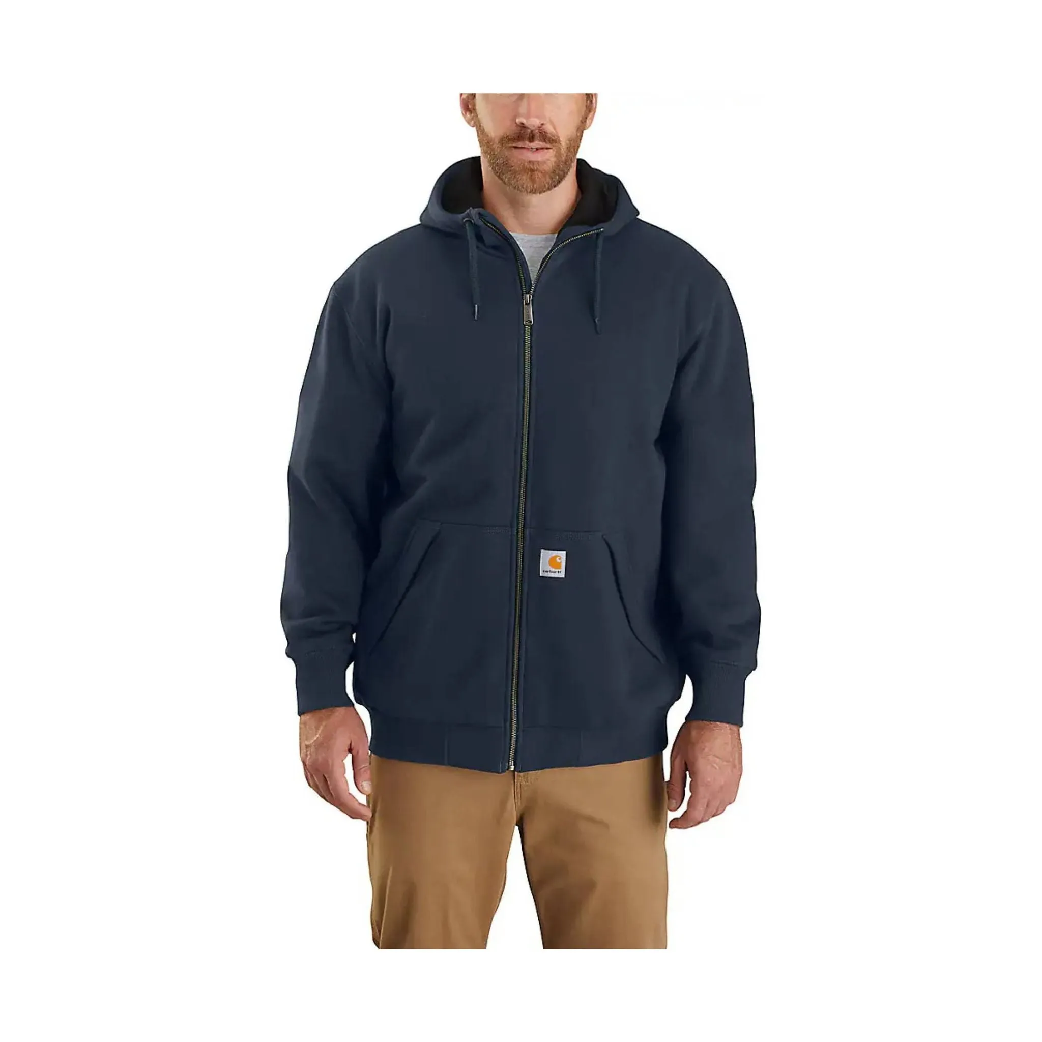 Carhartt Men's Rain Defender Midweight Thermal Lined Sweatshirt - New Navy