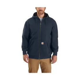 Carhartt Men's Rain Defender Midweight Thermal Lined Sweatshirt - New Navy