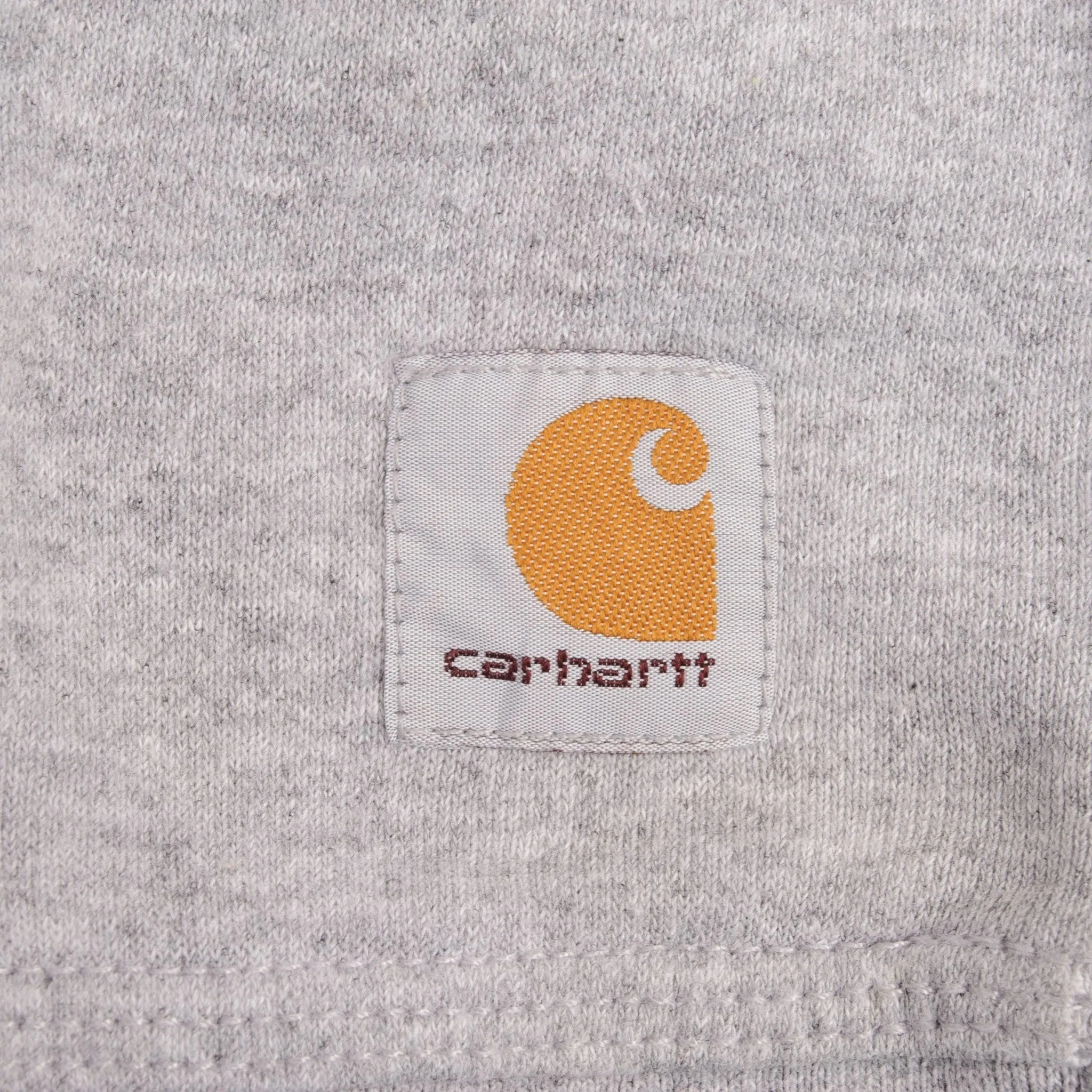 CARHARTT QUARTER ZIP GREY SWEATSHIRT SIZE LARGE