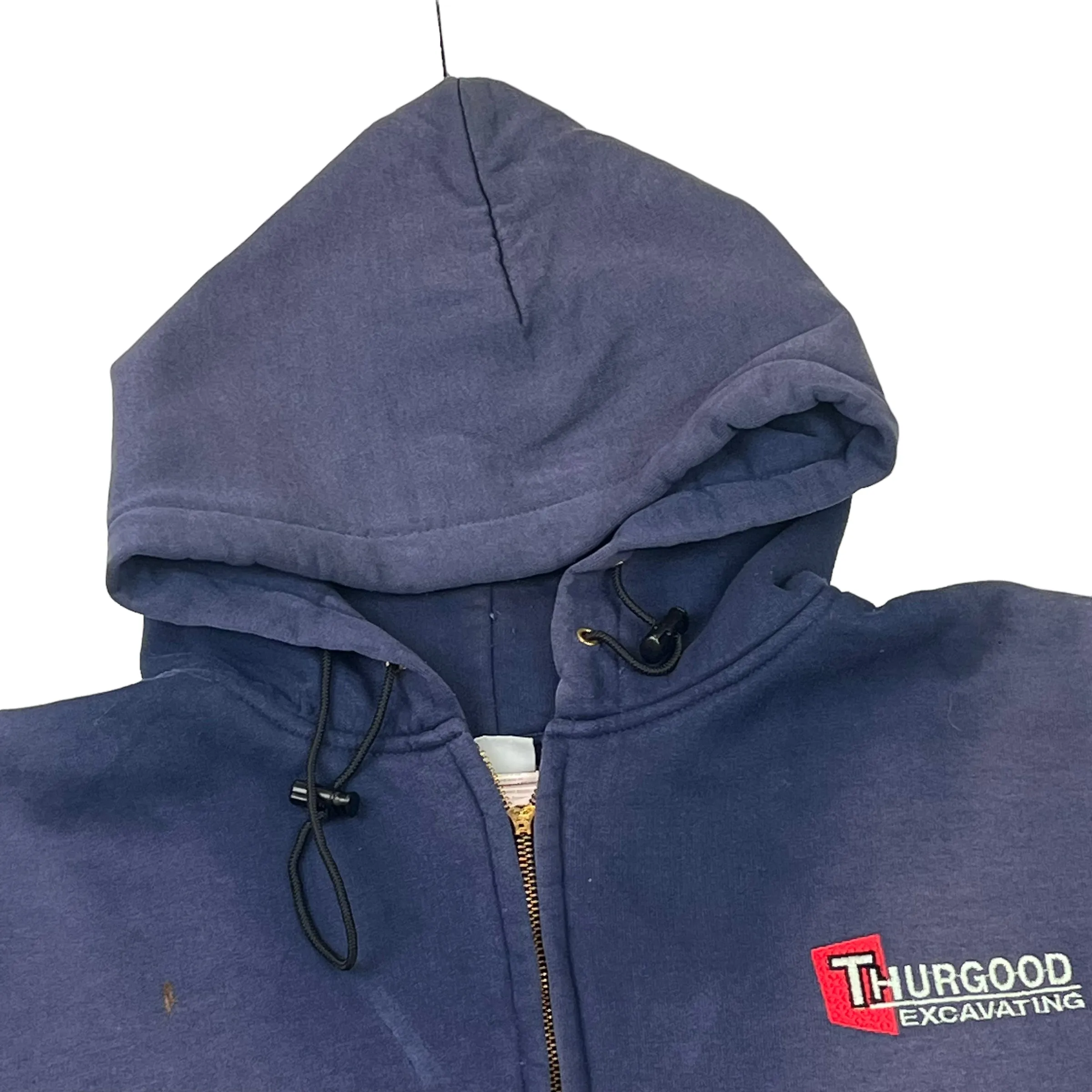 Carhartt Sun-faded Purple Zip Up Hooded Sweatshirt