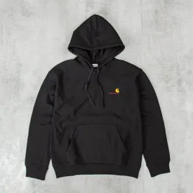 Carhartt WIP American Script Hooded Sweat - Black