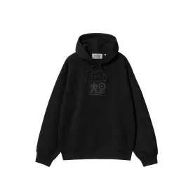 Carhartt WIP x Tresor Basement Hooded Sweatshirt (Black/Grey)