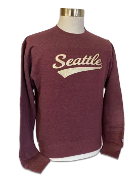 Chain Stitch Embroidered Seattle Crew