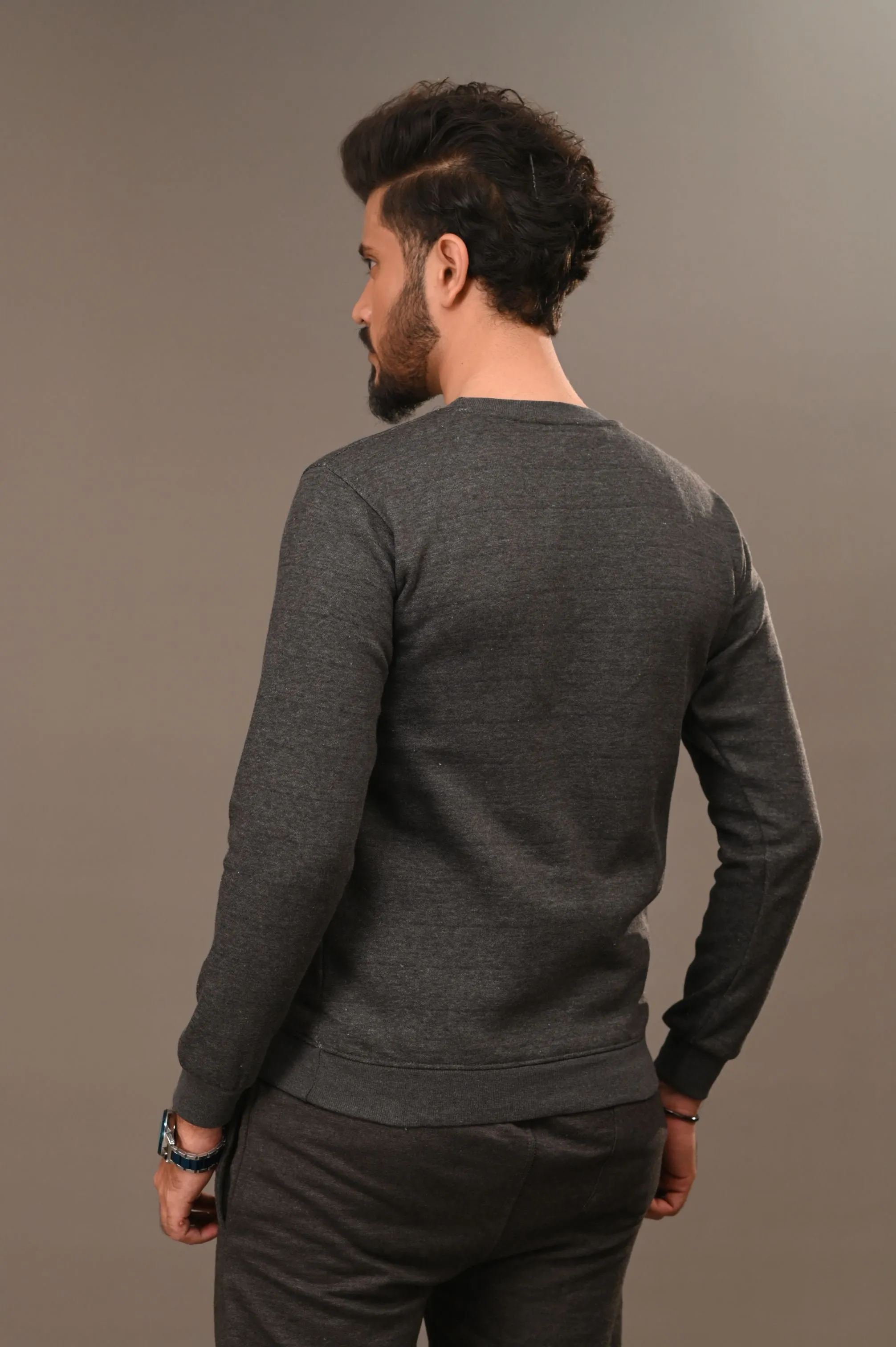 Charcoal Basic Sweatshirt