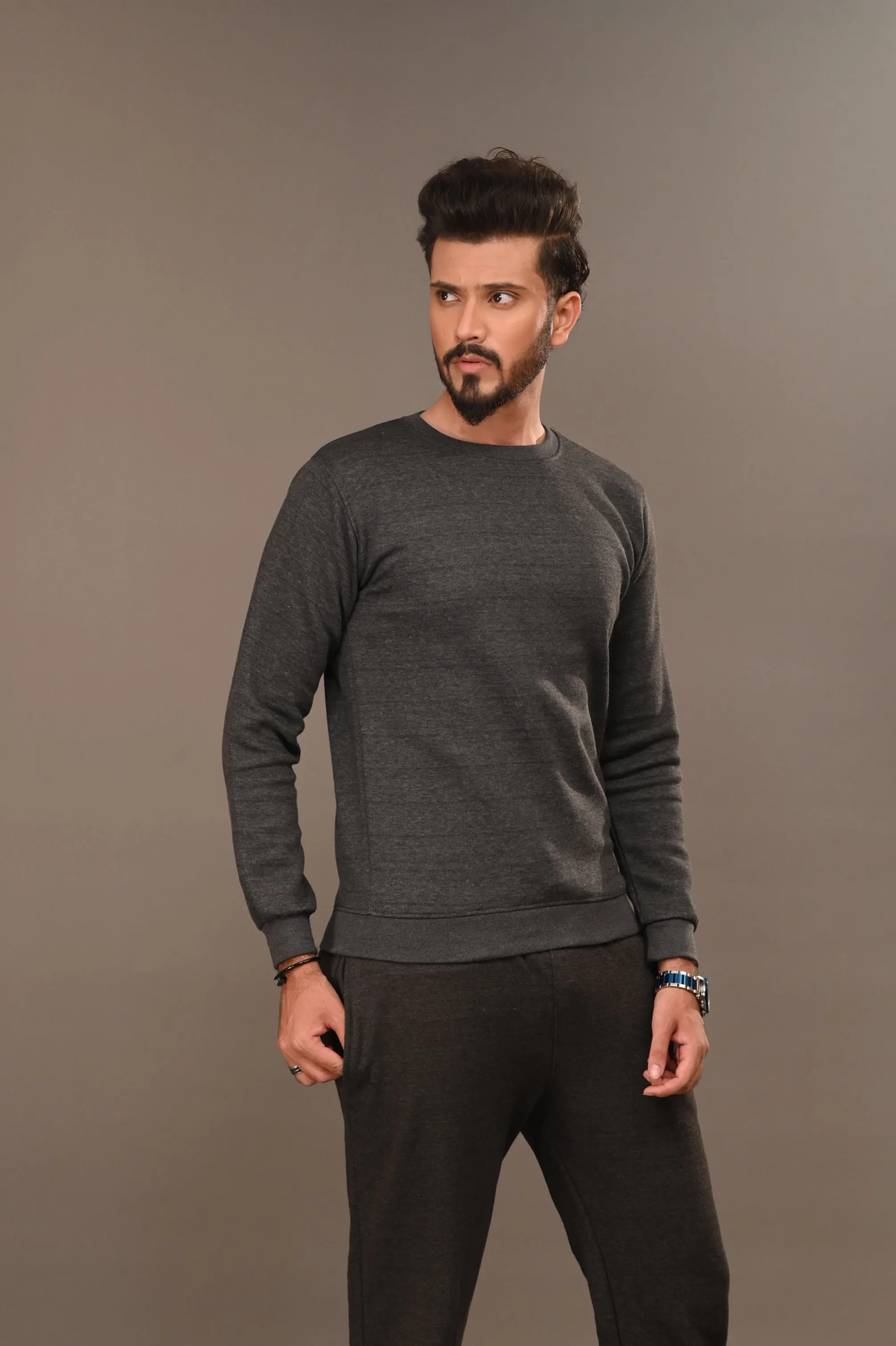 Charcoal Basic Sweatshirt