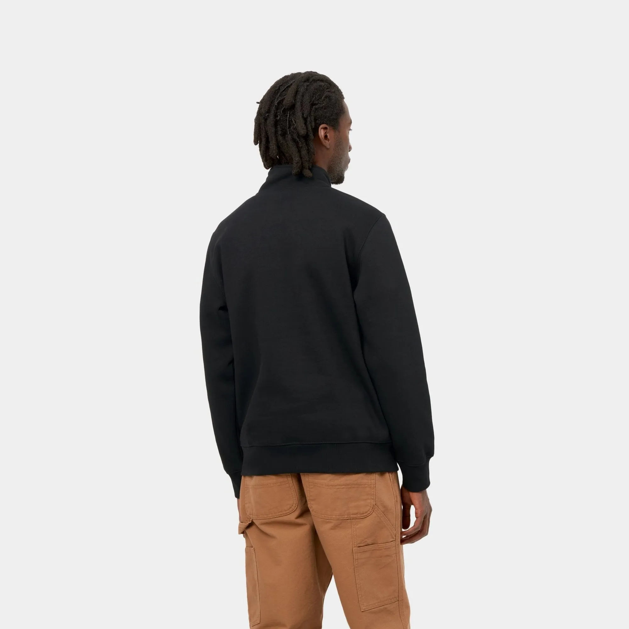 Chase Neck Zip Sweatshirt | Black