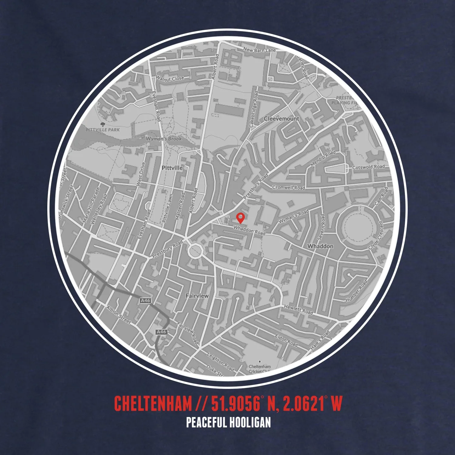 Cheltenham Town Location Sweatshirt Navy