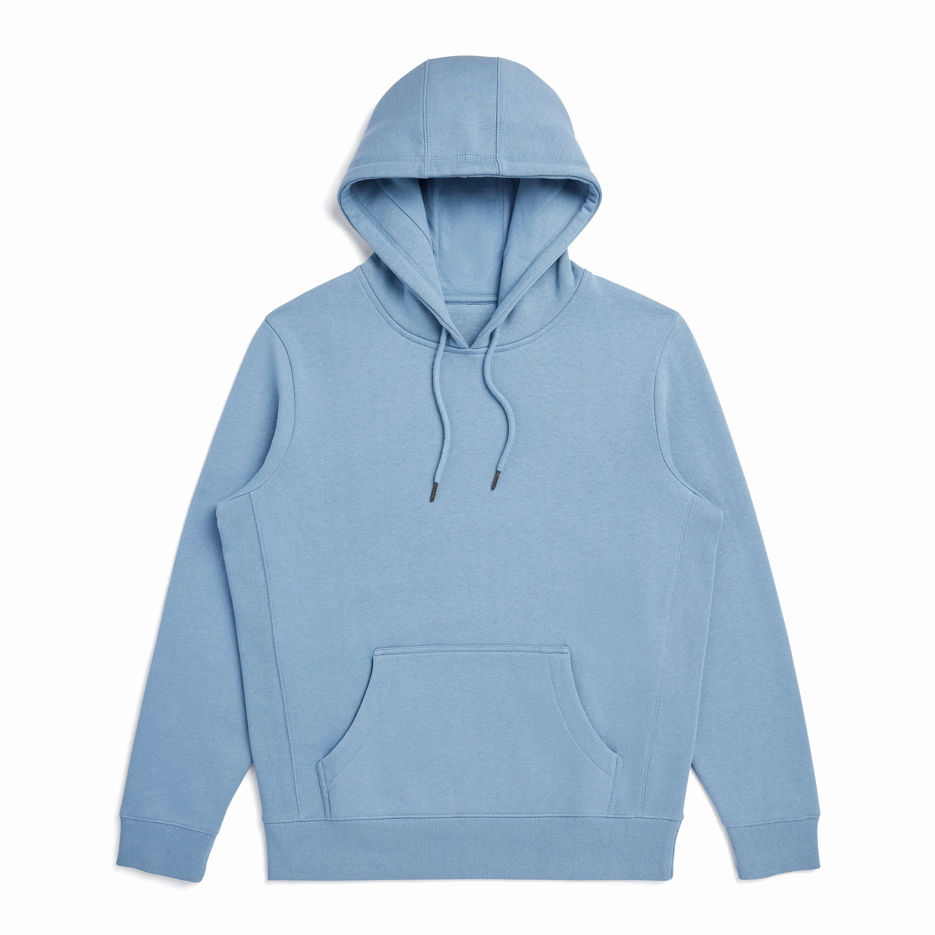 Cloudy Blue Organic Cotton Hooded Sweatshirt