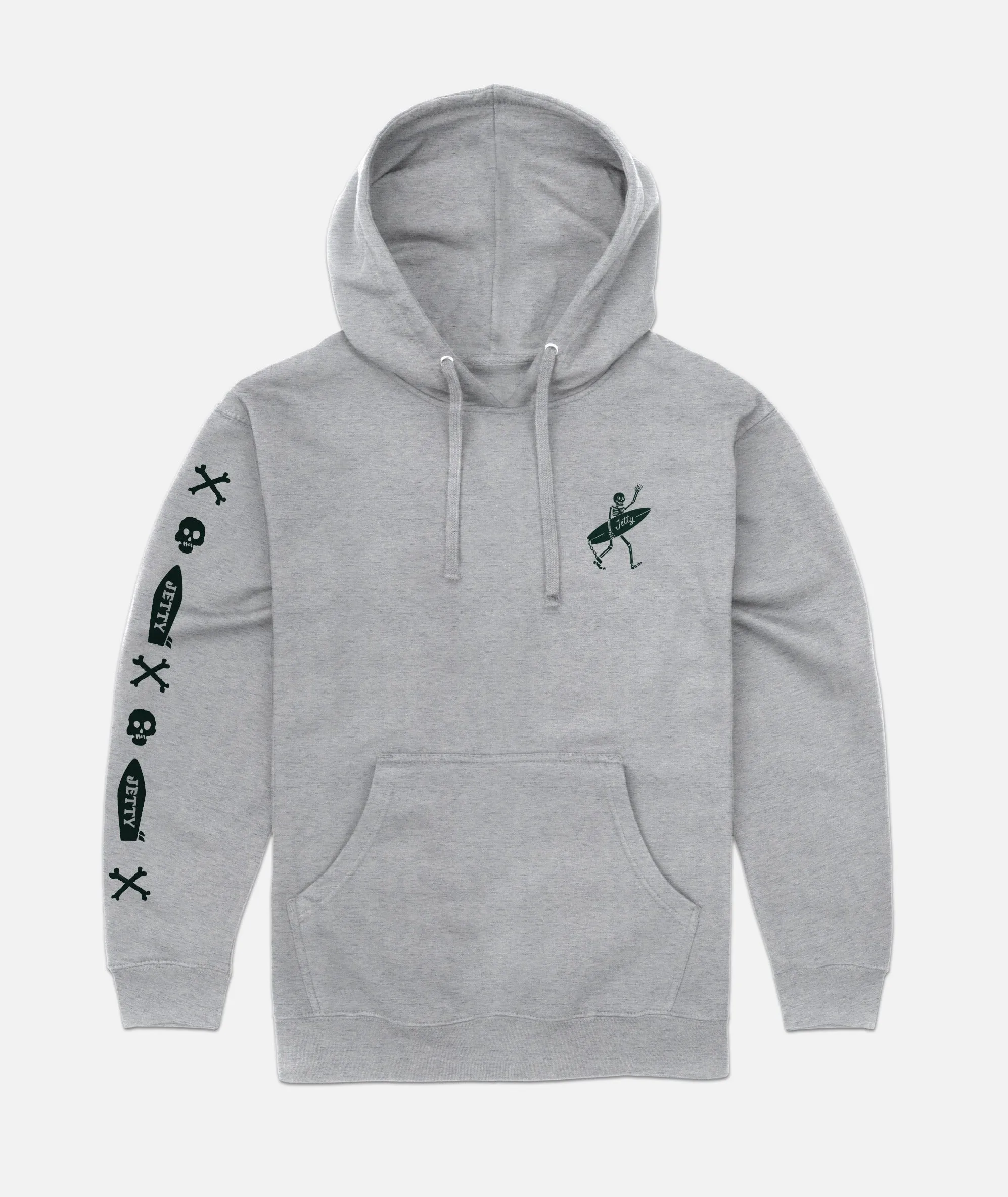 Coffin Hoodie - Heather Grey