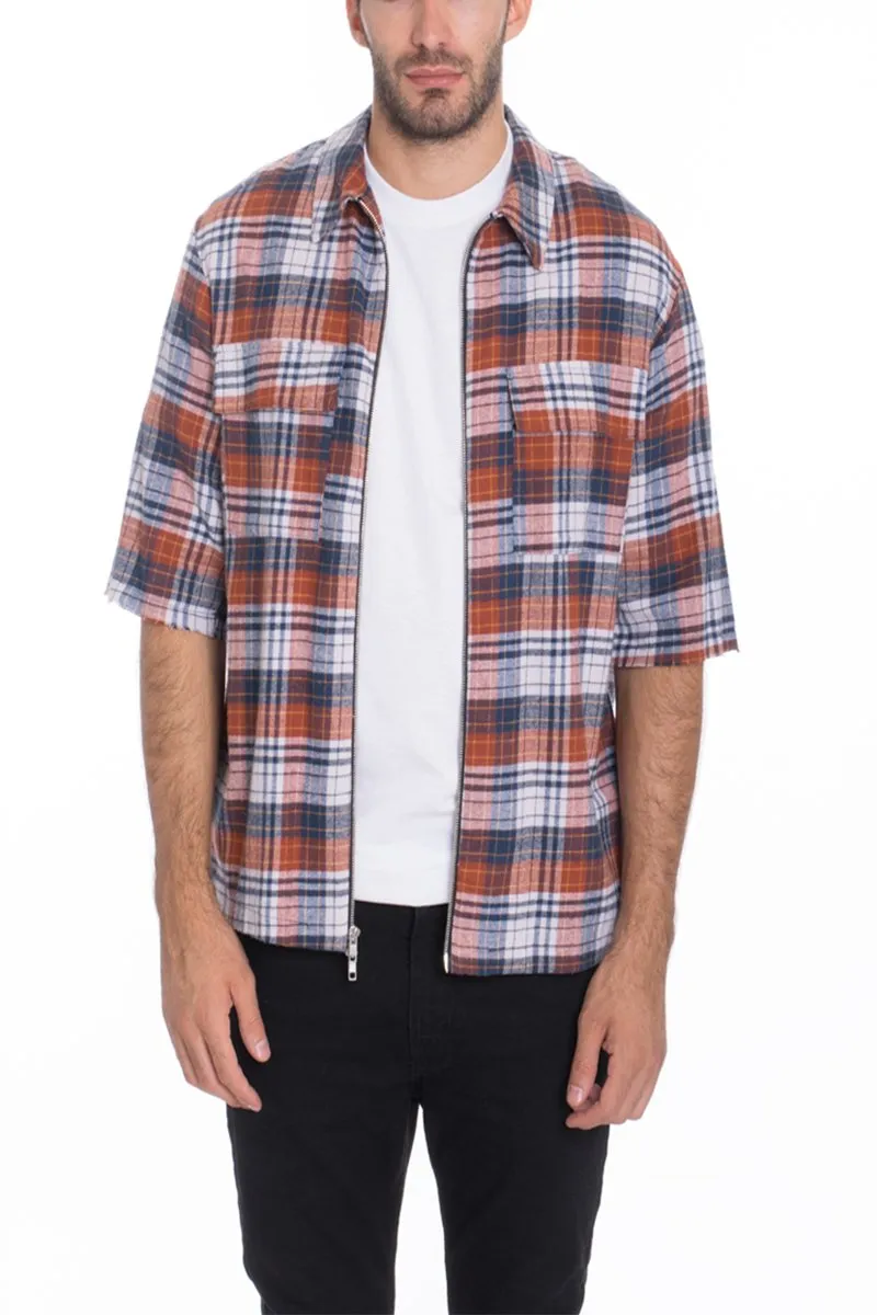 CORDEN ZIP UP FLANNEL