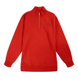 Core Logo Embroidered Half-Zip Sweatshirt