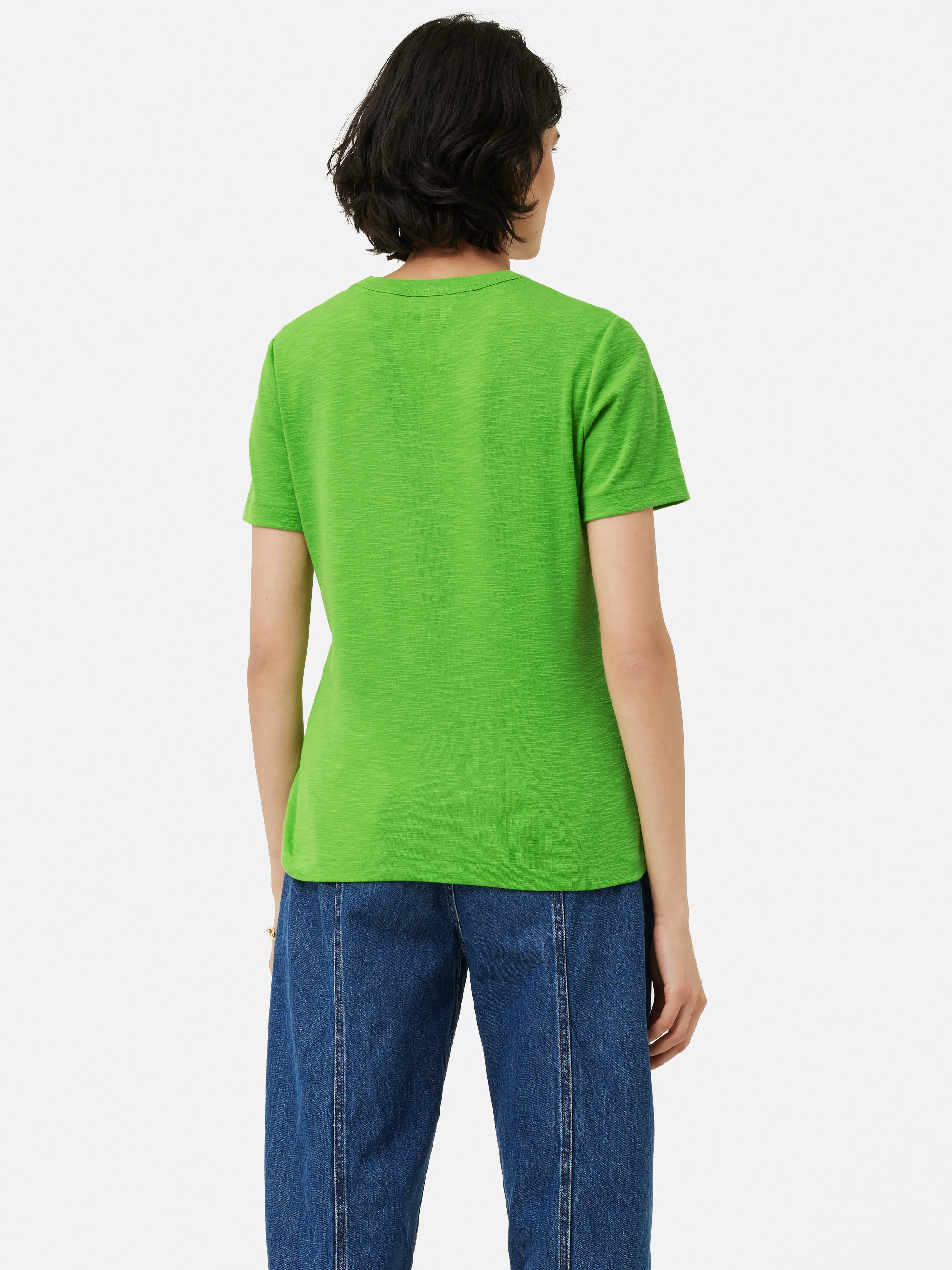 Cotton Luxe Short Sleeve Tee | Green