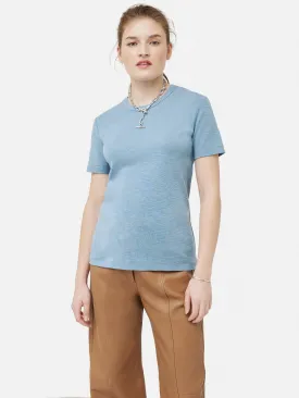 Cotton Luxe Short Sleeve Tee | Suit Blue