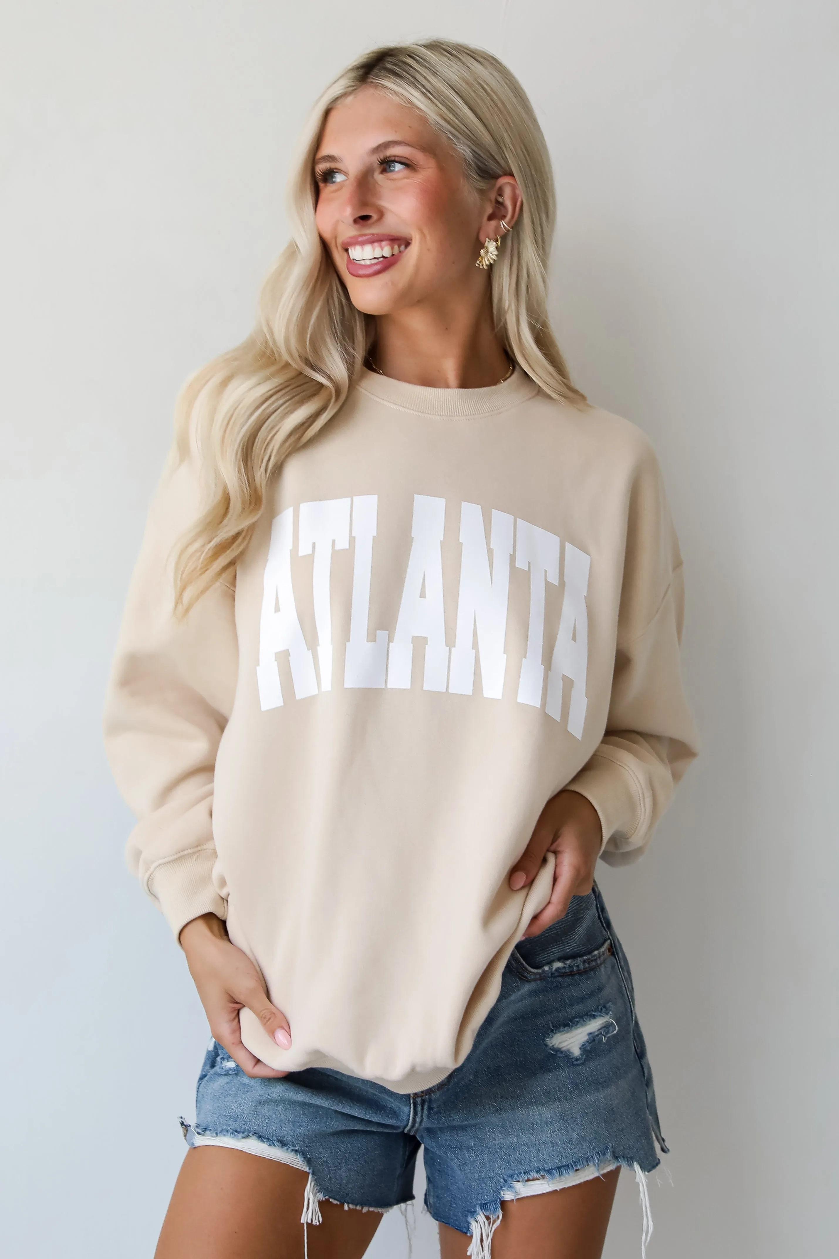 Cream Atlanta Sweatshirt