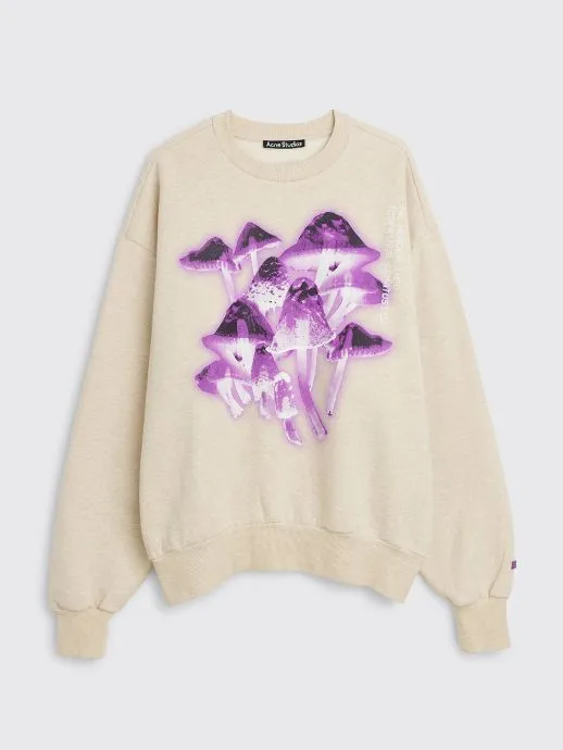 CREW NECK SWEATSHIRT X-RAY OATMEAL