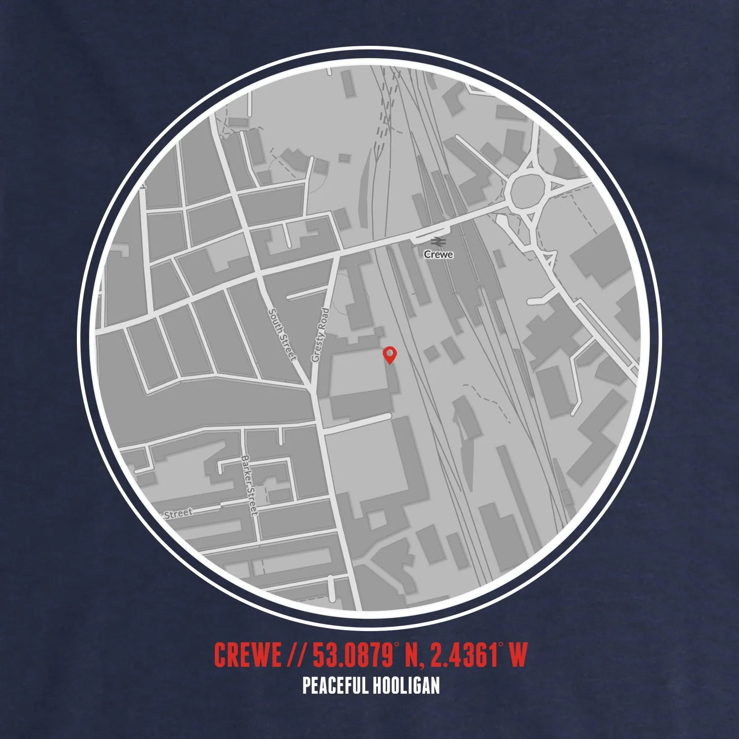 Crewe Alexandra Location Sweatshirt Navy