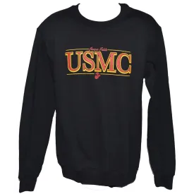 Crewneck USMC Sweatshirt - Black