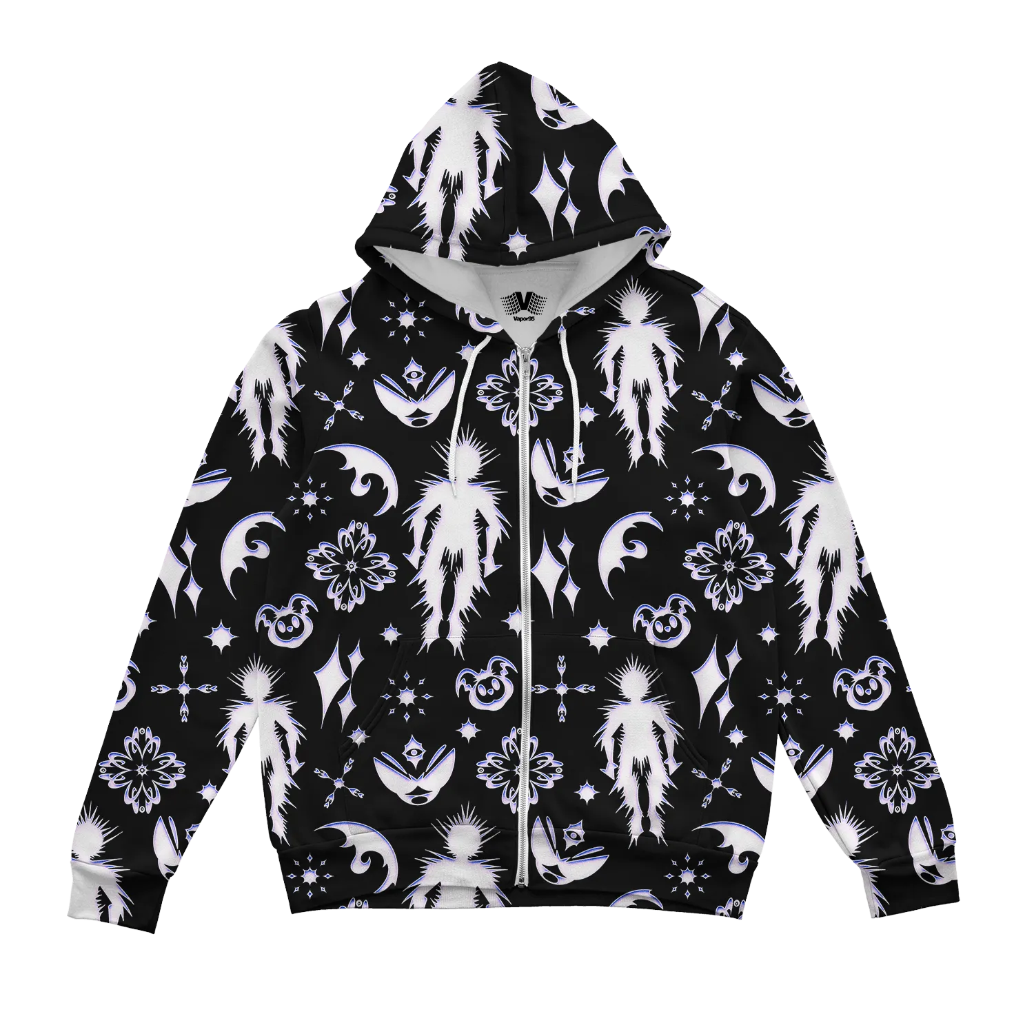 Crystalized Zip Up Hoodie