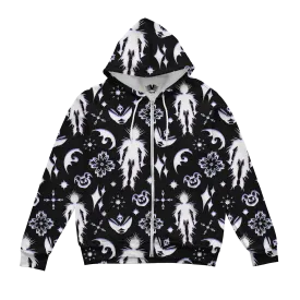 Crystalized Zip Up Hoodie