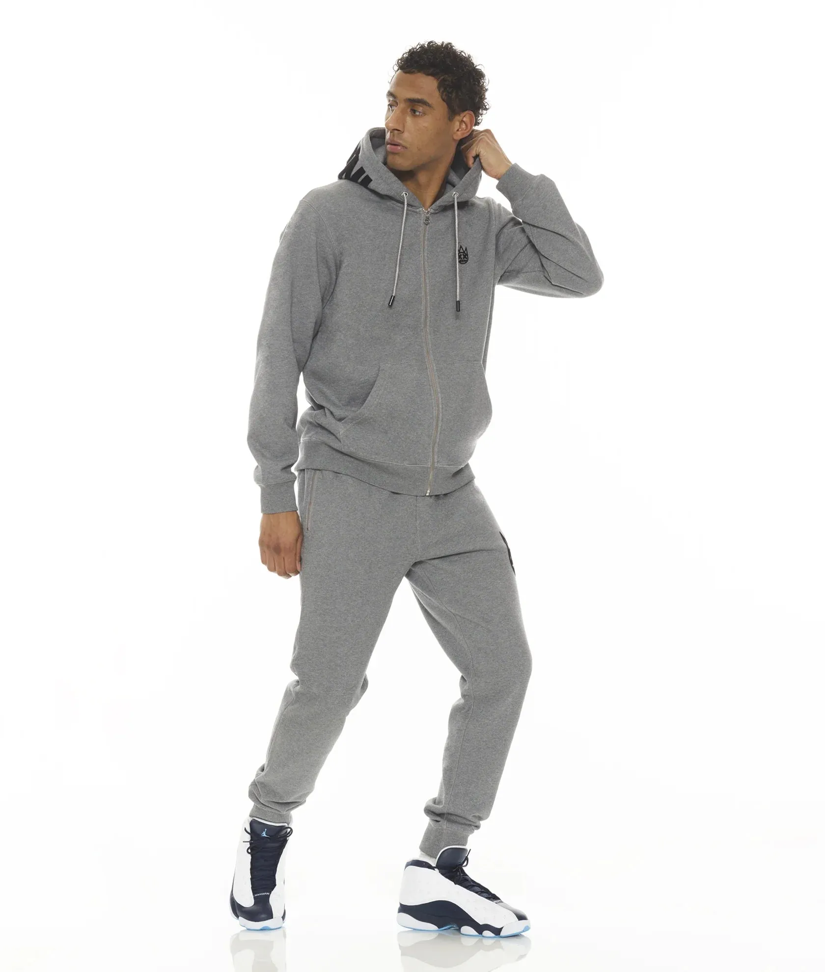 CULT ZIP HOODY (622BC-ZH16D) HEATHER GREY