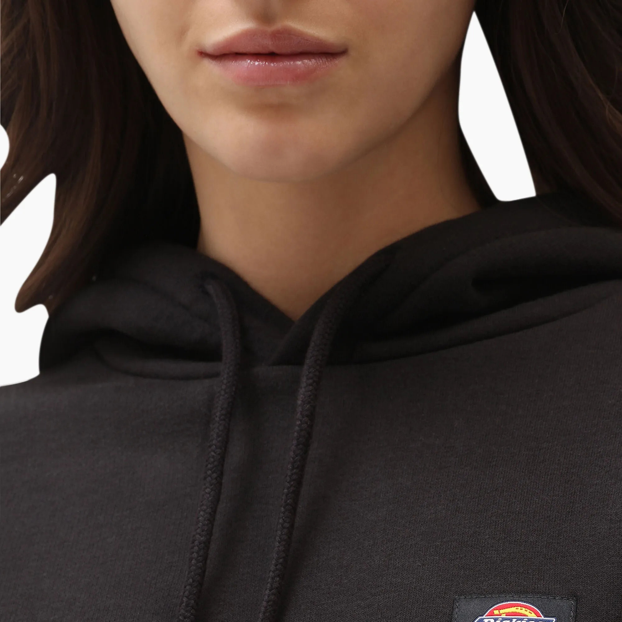 DICKIES - Women's Oakport Cropped Hoodie - Black