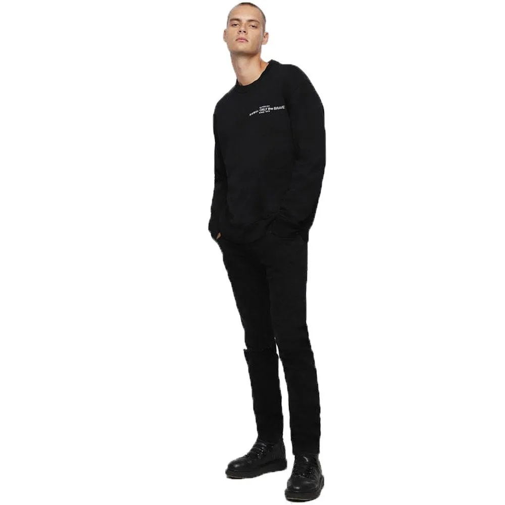 Diesel S-Ellis Long Sleeve Sweatshirt - Black