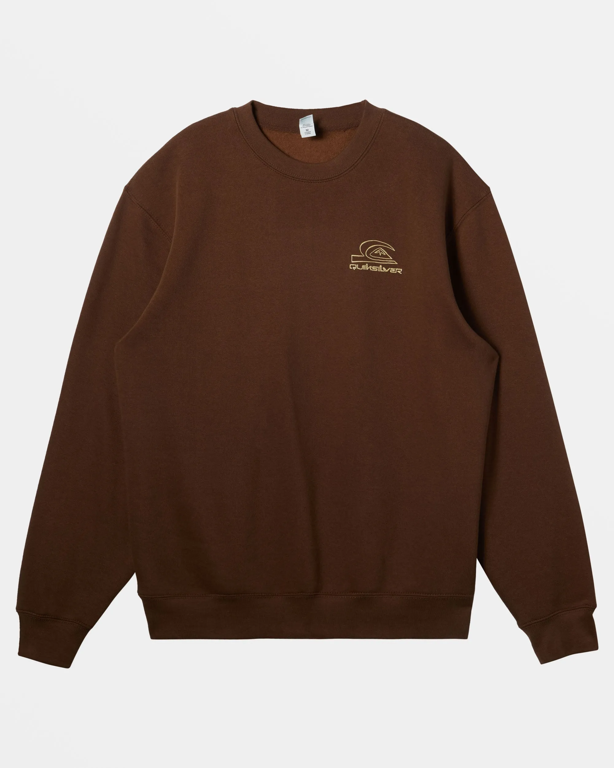 E Peace Out Crew Neck Sweatshirt - Chestnut