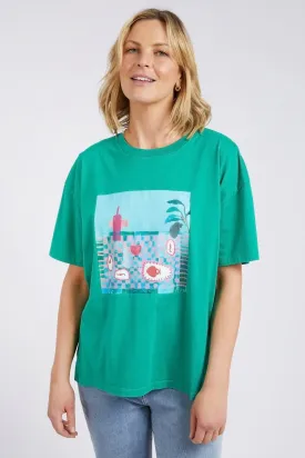 Elm Island In The Sun Tee - Goodness Green