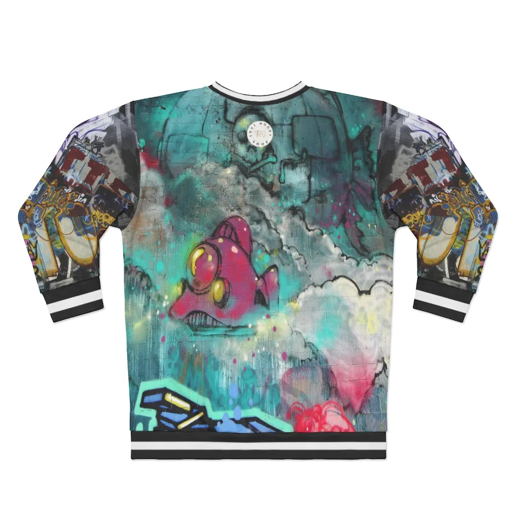 Fishbowl Life Graffiti Unisex Sweatshirt