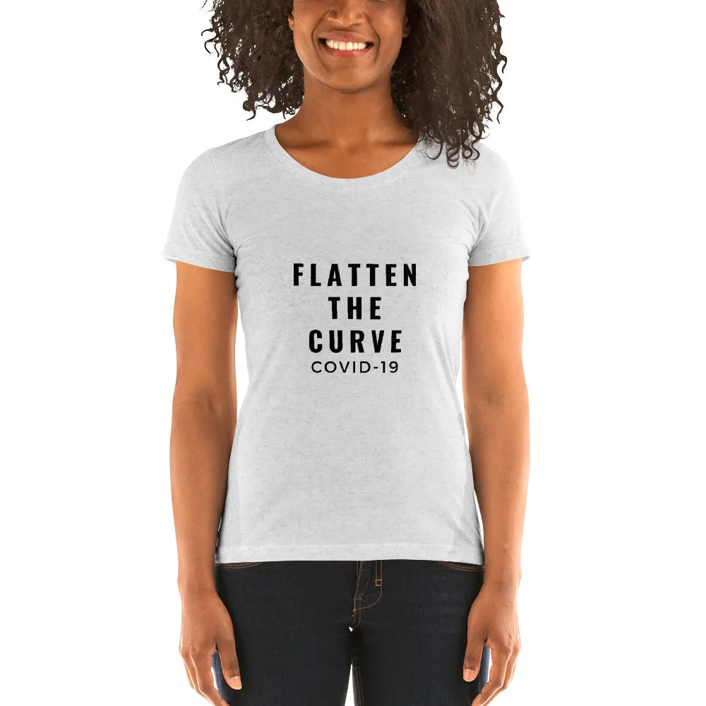 Flatten the Curve Ladies' short sleeve t-shirt