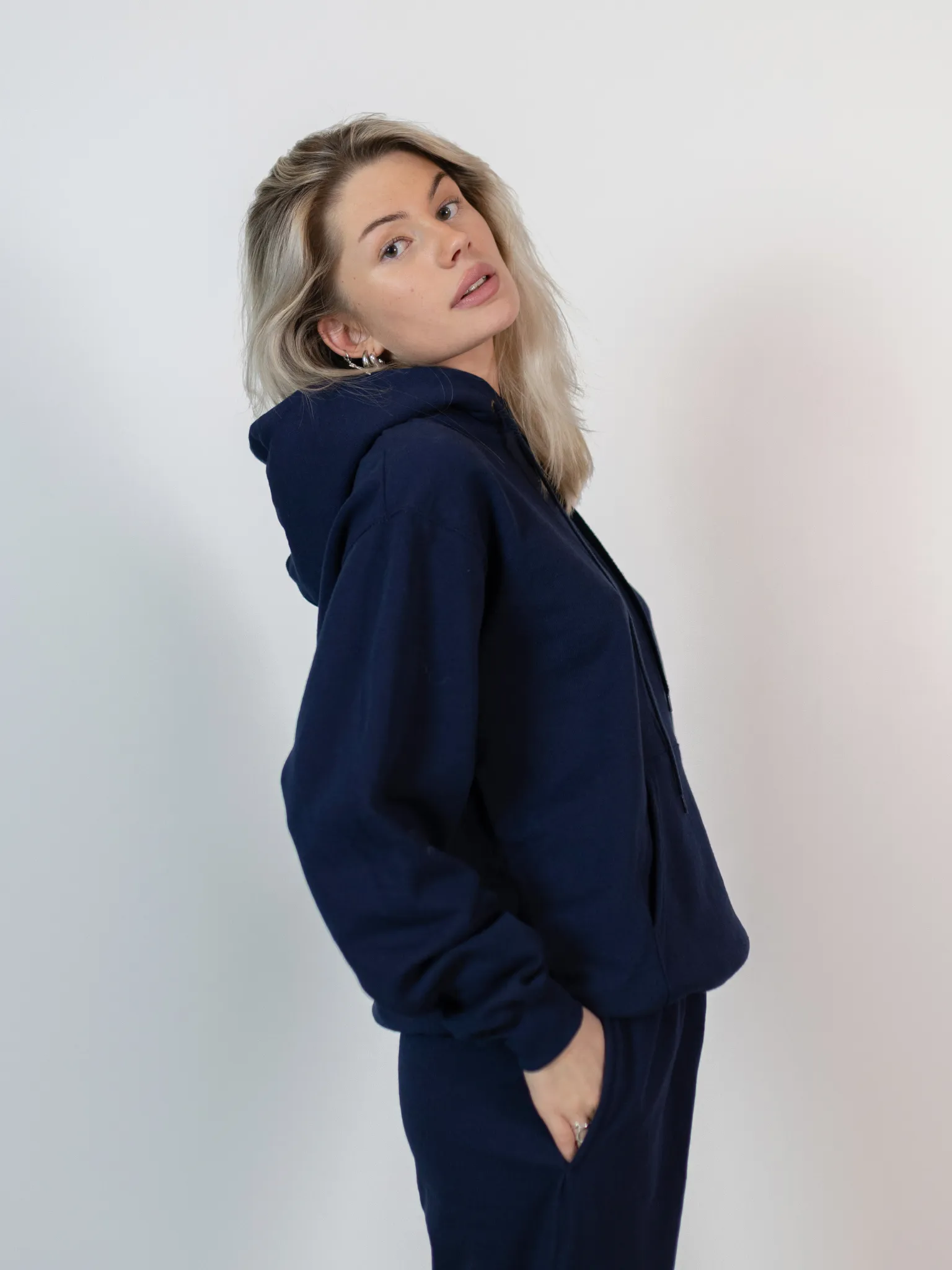 FRUIT HOODIE - NAVY