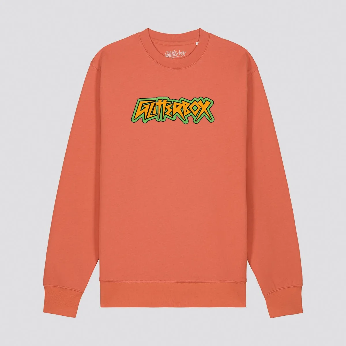 Glitterbox Orange/Green Punk Logo Sweatshirt