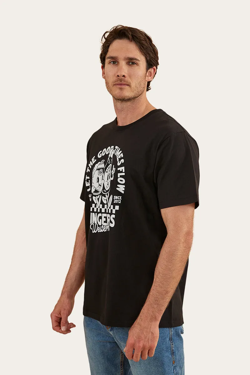 Good Life Mens Loose Fit T-Shirt - Black