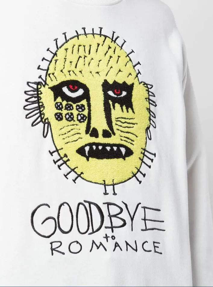 GOODBYE ROMANCE STANDARD SHOULDER CREWNECK OFF-WHITE