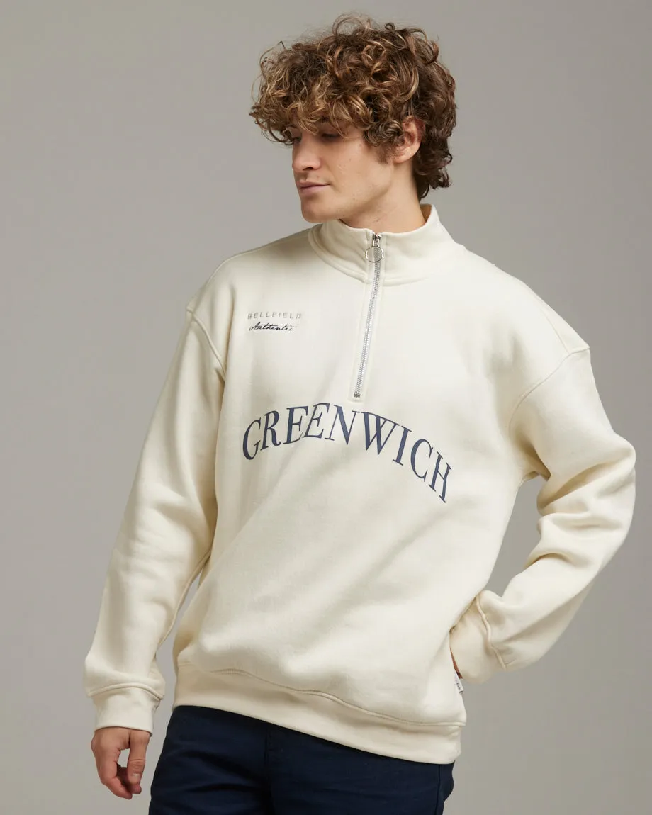 GOREVILLE MEN'S 1/4 ZIP SWEATSHIRT | IVORY