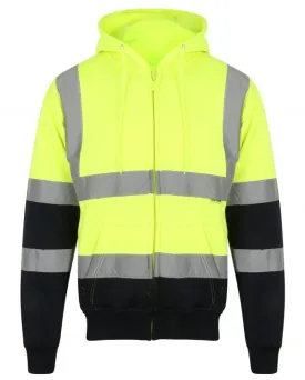 Hi Vis Two Tone Zipper EN ISO 20471