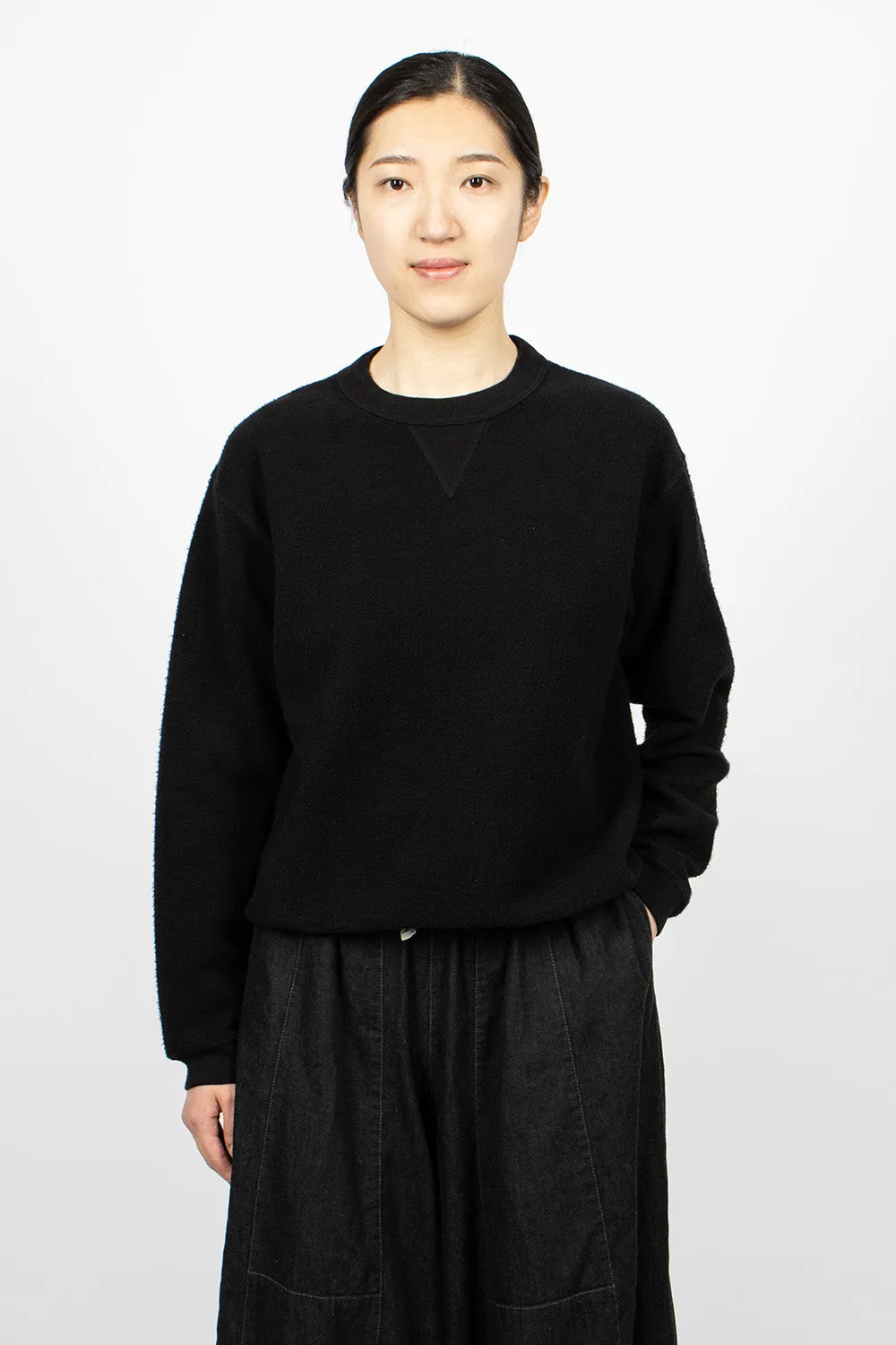 Hina Crew Neck Sweatshirt Anthracite