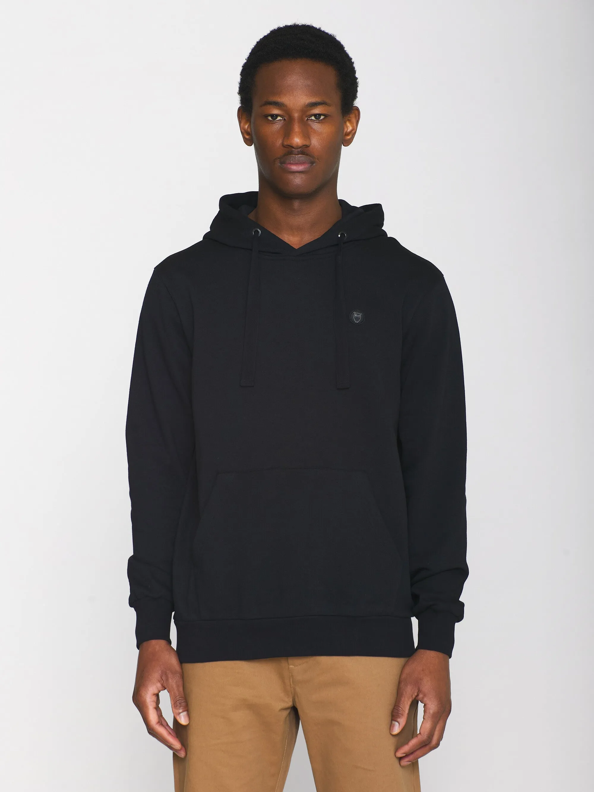 Hood basic badge sweat - Black Jet