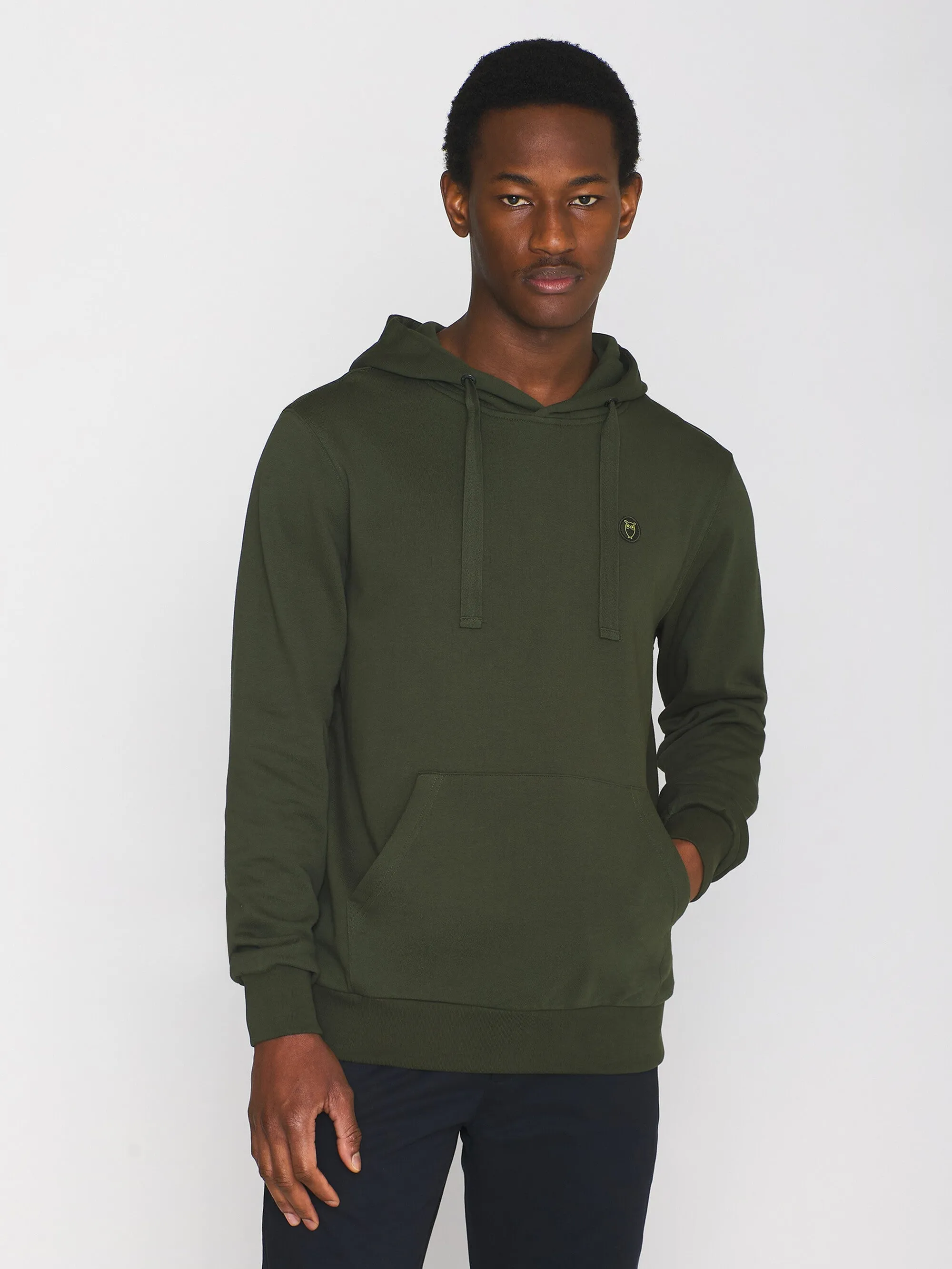 Hood basic badge sweat - Forrest Night