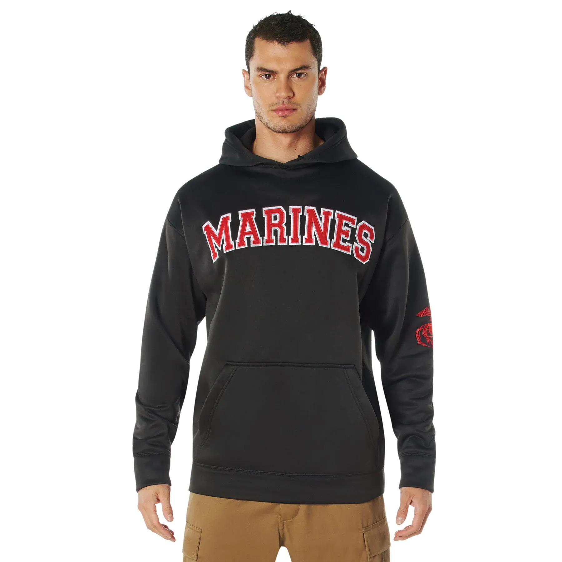 Hoodie: Embroidered Pullover, Marines