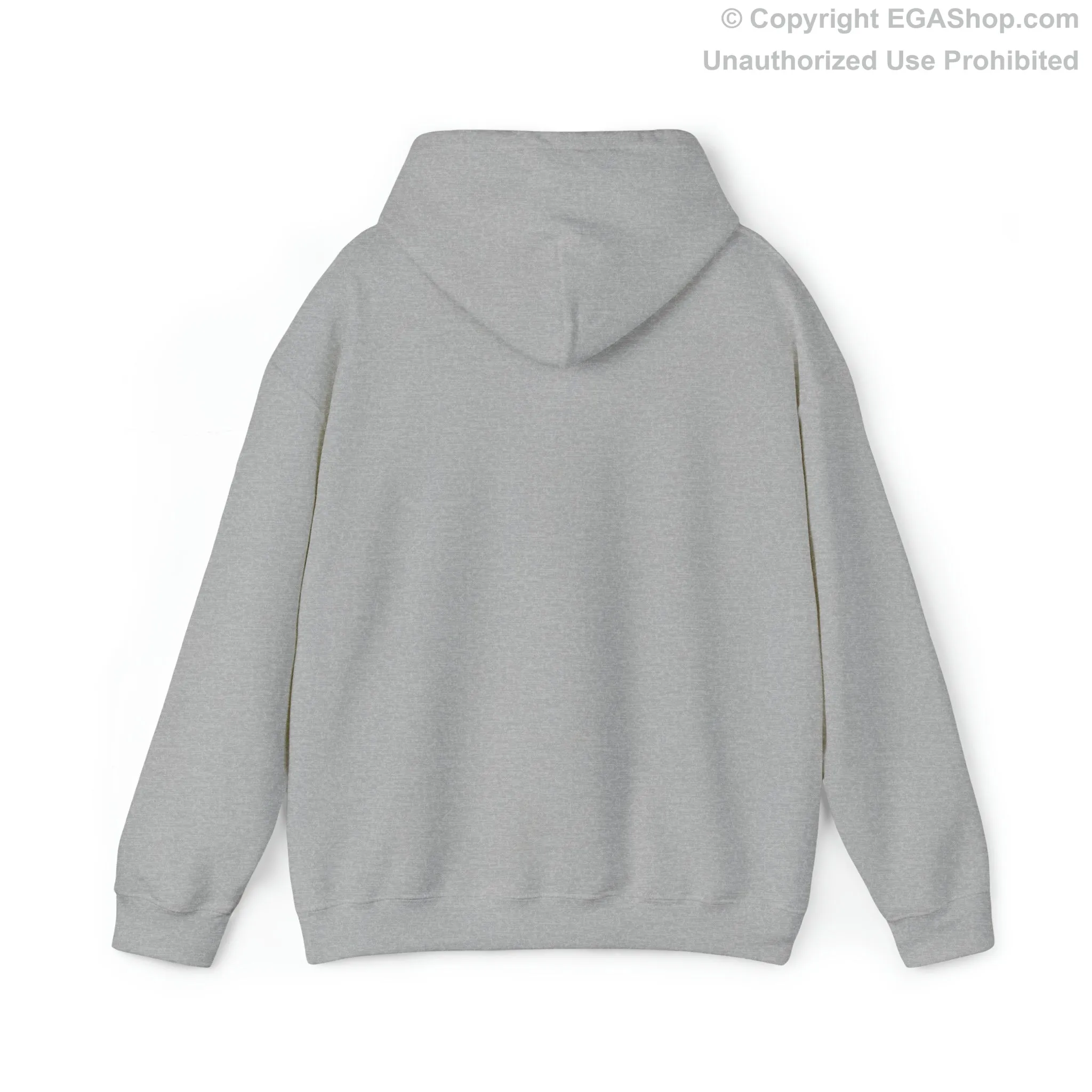 Hoodie: India Co. MCRD San Diego (EGA, Blank Back)